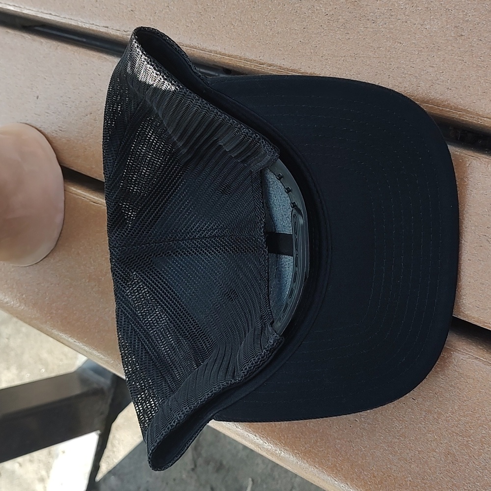 Barricade Stitched Patch Embroidered Trucker Mesh… - image 4